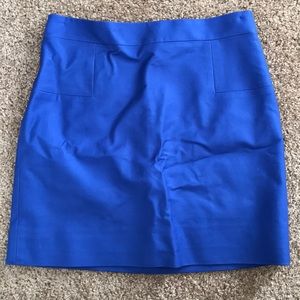 J Crew blue skirt